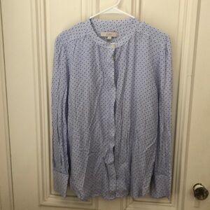 LOFT Blue Polka Dot Men's Shirt